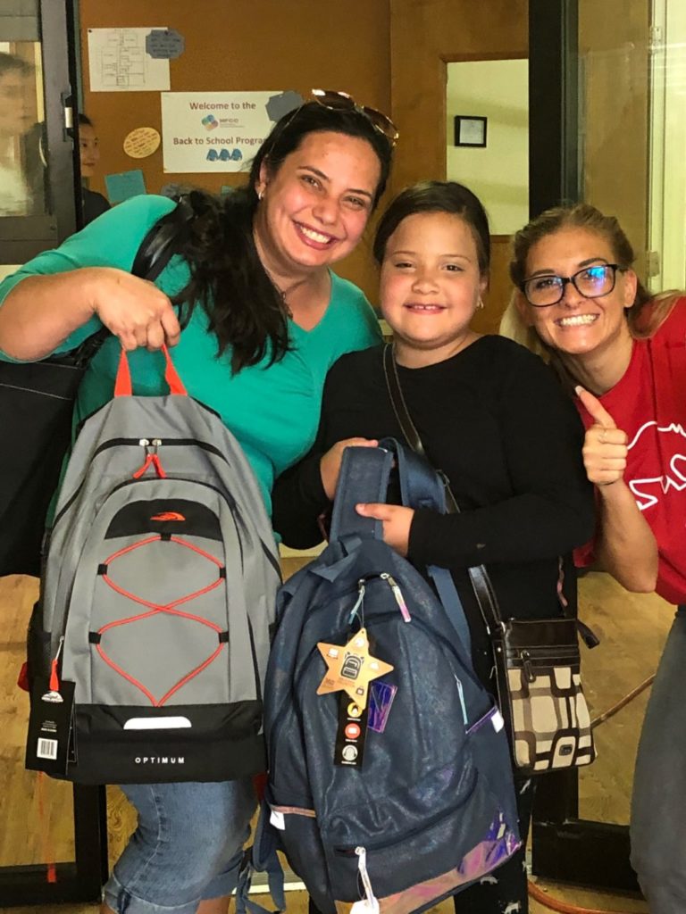 Back to School happy shppers