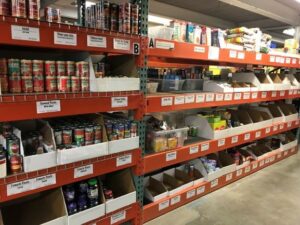 Food Pantry shelving